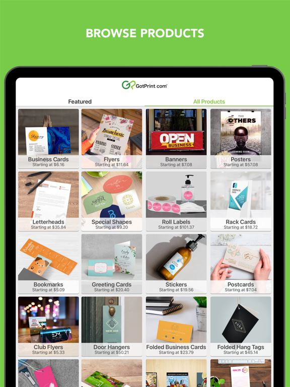 GotPrint iPad screenshot 3 - Business app