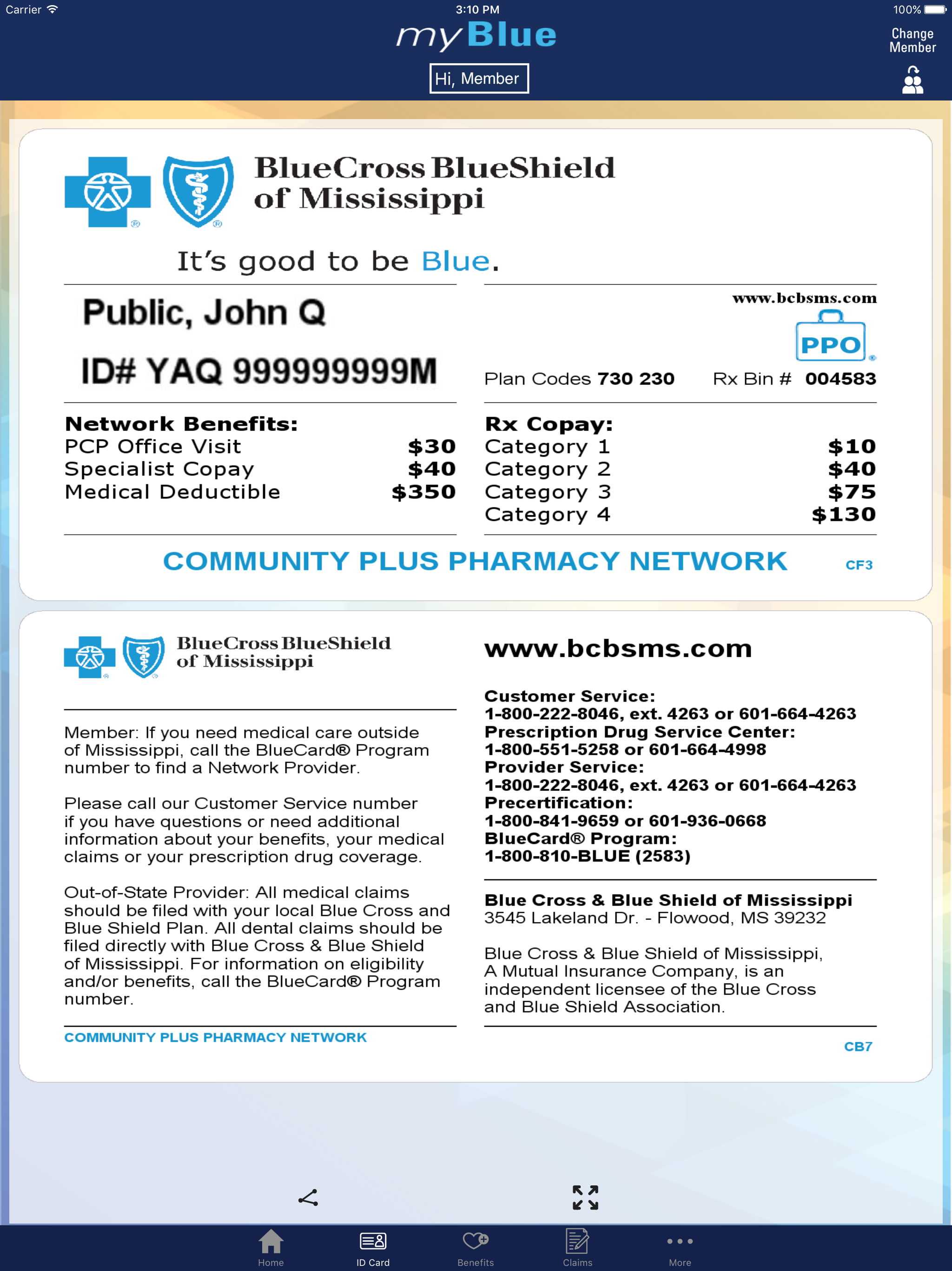 myBlue screenshot 9