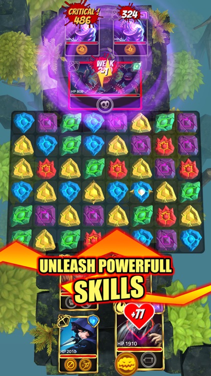 Match 3 RPG Heroes of Elements screenshot-3