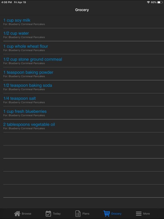 Vegan Recipes: Meals & More iPad screenshot 4 - Food & Drink app