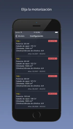 Captura de pantalla de TechApp Para BMW en iPhone 2
