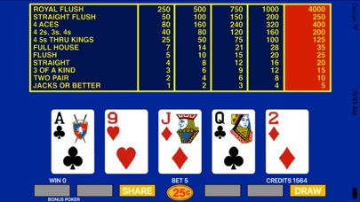AAA Bonus Poker screenshot 2
