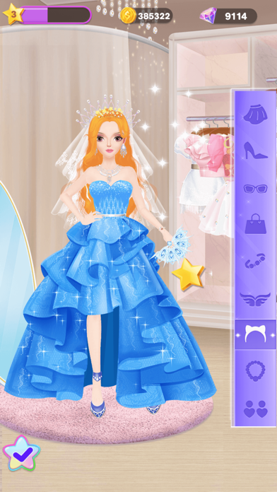 Beauty Dressup Hairstyle Salon Screenshot