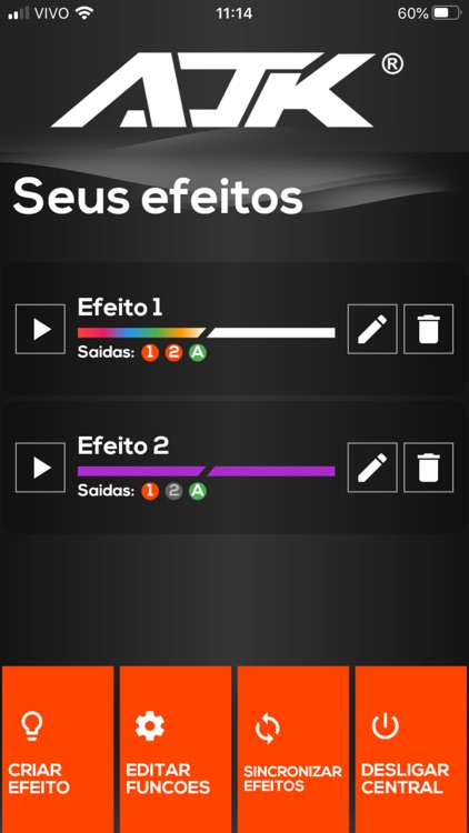 Strobo RGB Digital BT AJK