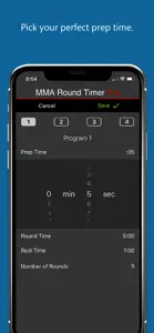 MMA Round Timer Pro screenshot #4 for iPhone