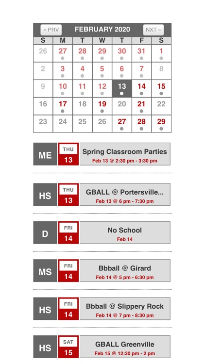 GM Events