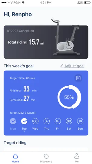 Captura de pantalla de AI Gym en iPhone 1