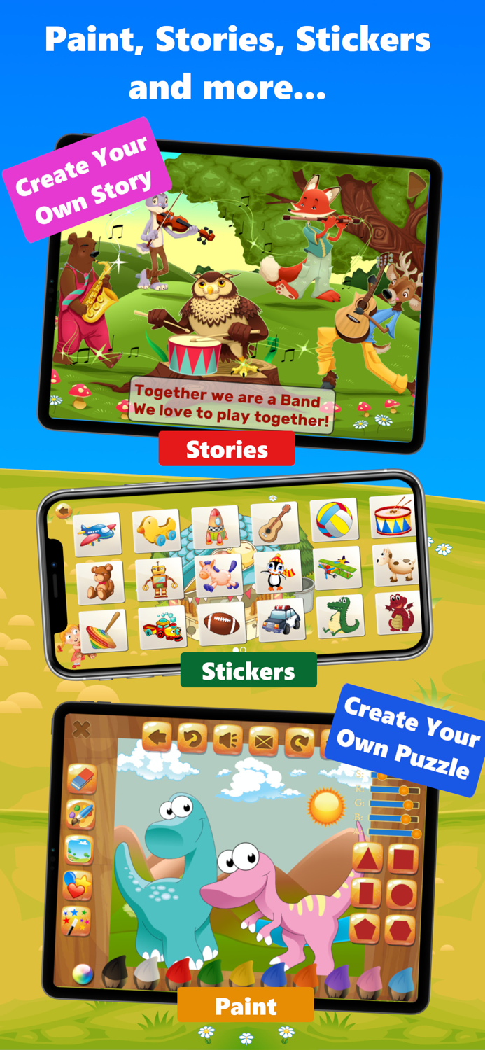 Dino Preschool ABC Math Games