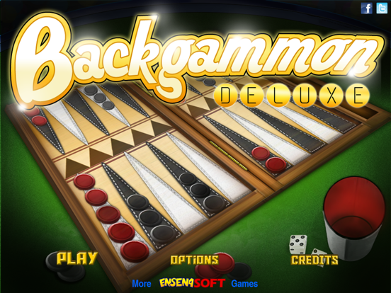 Backgammon Deluxe Go iPad app afbeelding 1