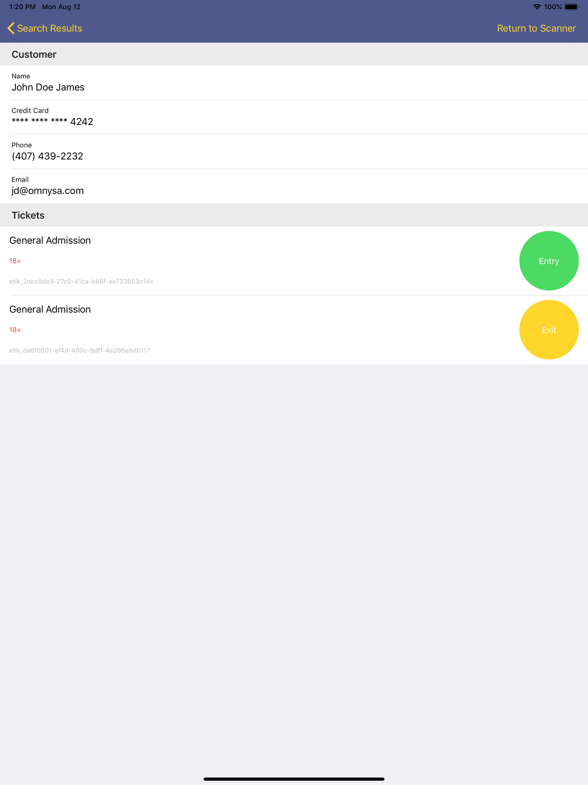 Eventite Scanner screenshot 8