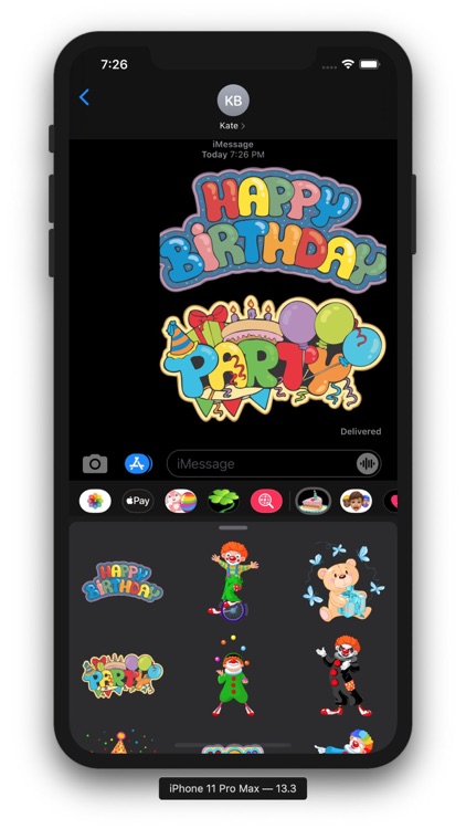 Birthday Emoji Sticker