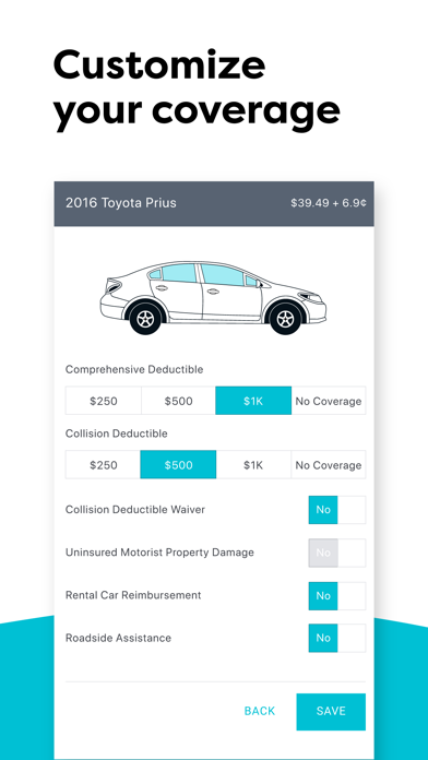 Metromile - Car Insurance Screenshot