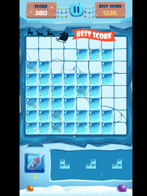Block Puzzle Frozen iPad screenshot