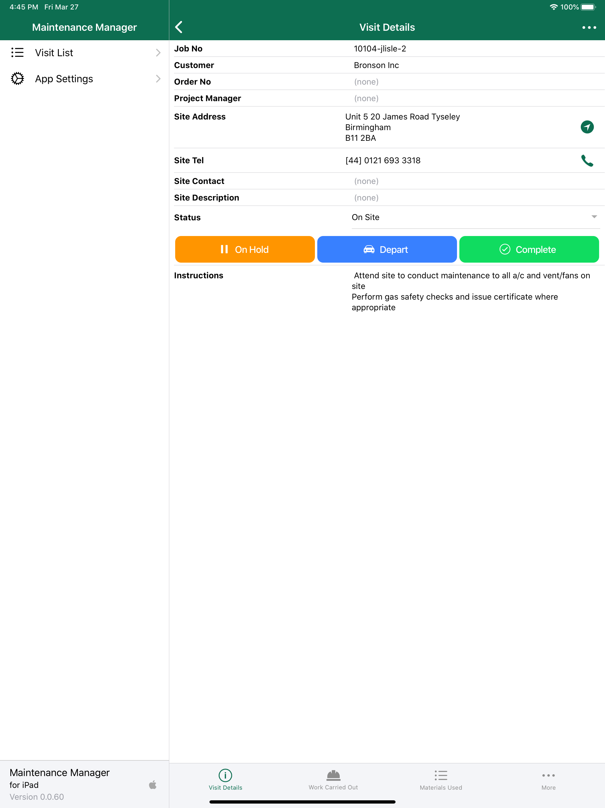 Maintenance Manager screenshot 8