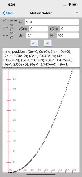 Game screenshot Physics Calculator of motion hack