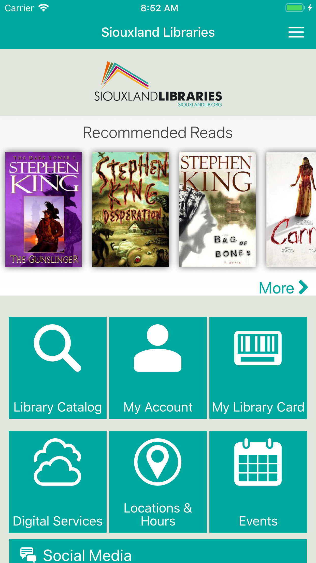 Siouxland Libraries app