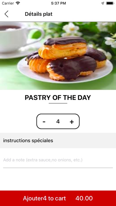 Screenshot #1 pour Afri Food User