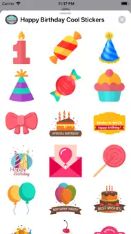Happy Birthday Cool Stickers iphone bilder 1
