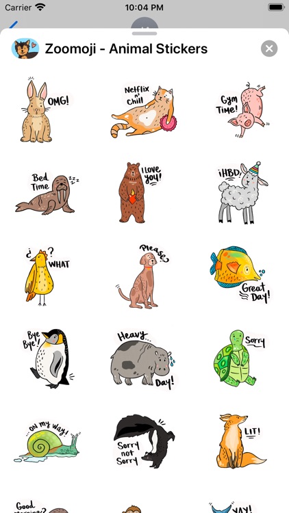 Zoomoji - Animal Stickers
