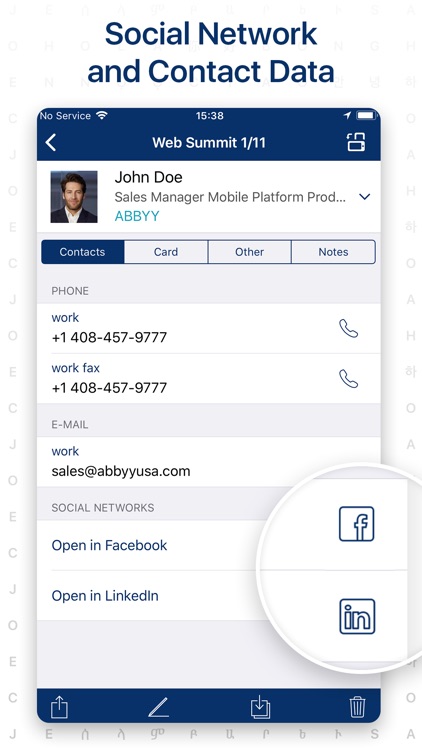 ABBYY Business Card Reader Pro screenshot-3