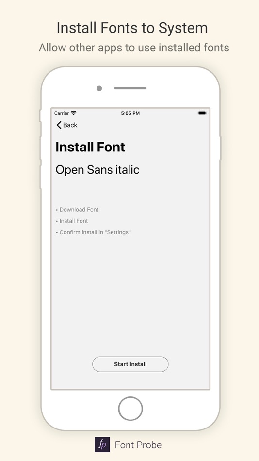 #5. Font Probe - Install Fonts (iOS) 由: 鸿升 刁