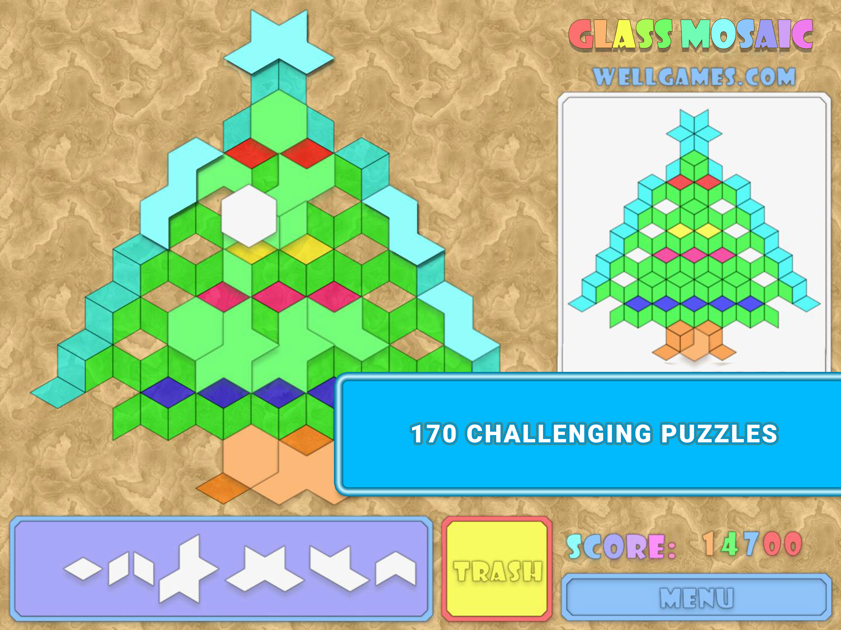 Glass Mosaic: Jigsaw Puzzle