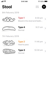 Stools screenshot