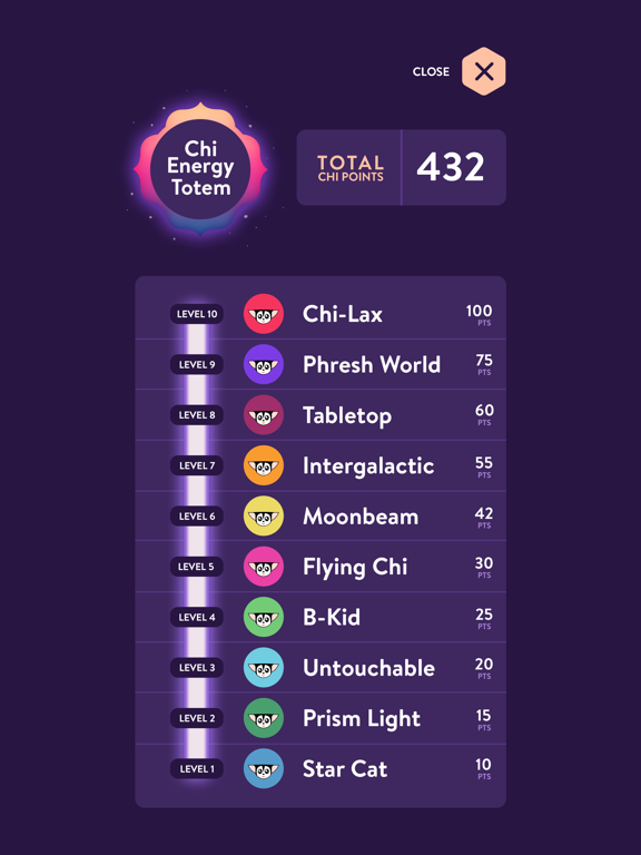 Chi Universe Yoga iPad screenshot 8 - Health & Fitness app