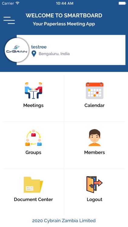 SmartBoard Meeting Application