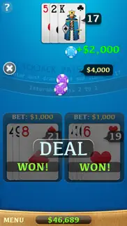 ⋆blackjack iphone screenshot 3