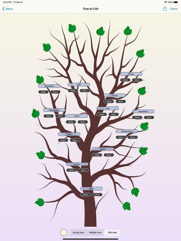 Tree of Life - Family Tree iPad screenshot