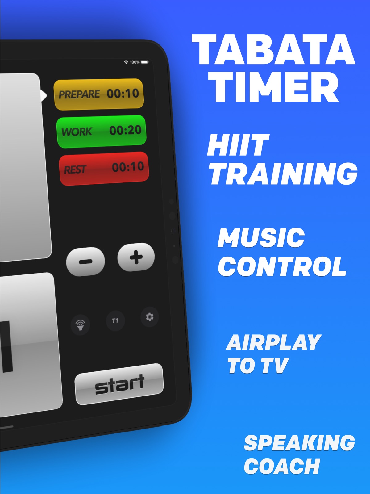 Tabata Pro HIIT Interval Timer ipad screenshot 3