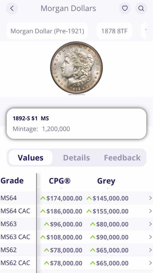 #3. Greysheet: Rare Coin Pricing (iOS) Podle: CDN Publishing