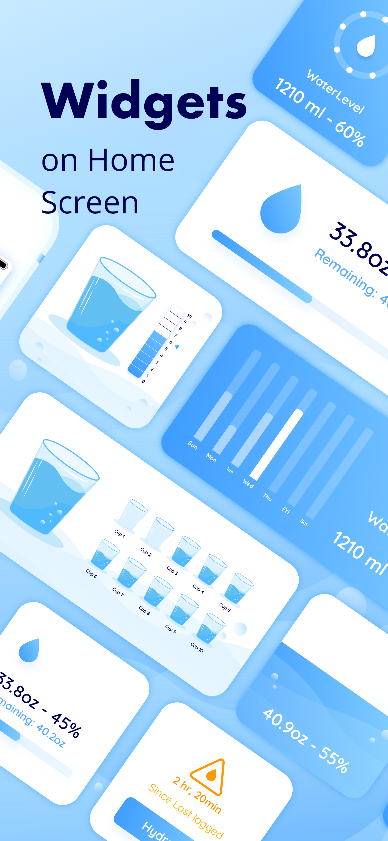 Water Tracker Widget