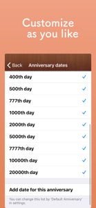 Anniversary Reminder screenshot #5 for iPhone