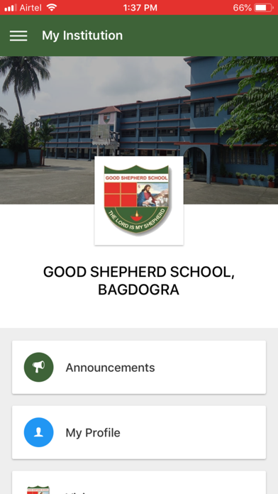 How to cancel & delete Good Shepherd School, Bagdogra from iphone & ipad 1