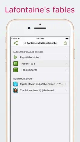 Game screenshot French Lafontaine's fables mod apk