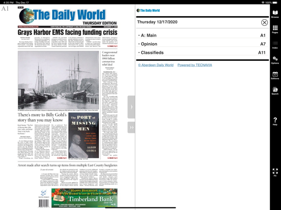 The Daily World iPad screenshot 4 - News app
