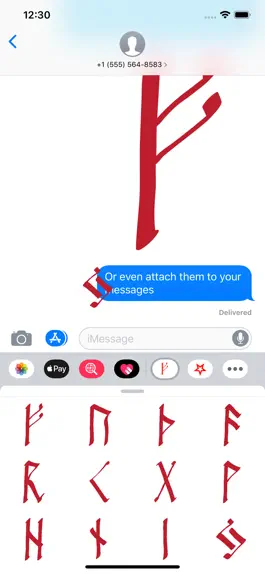 Game screenshot Viking's Runes – sticker pack apk