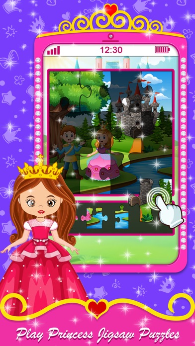 Pink Princess Learning Phone screenshot 4