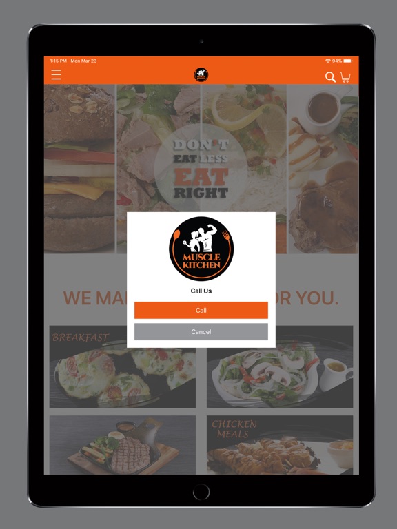 Muscle Kitchen iPad screenshot 5 - Food & Drink app