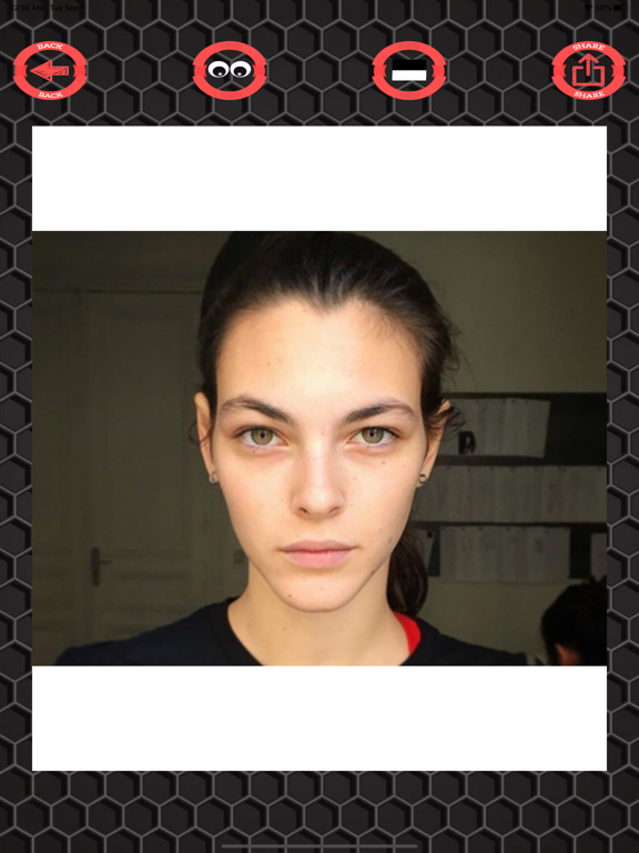 Googly eyes editor sticker iPad screenshot 1 - Photo & Video app