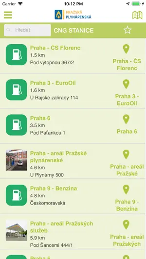 CNG stanice screenshot 3