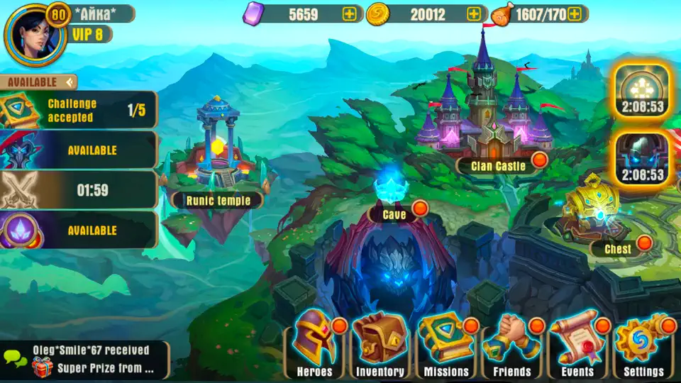 Скриншот Juggernaut Wars: РПГ Фэнтези на iPhone 9