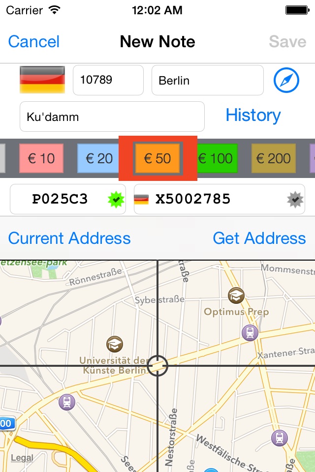 iEBT: Easy Euro Bill Tracking screenshot 4