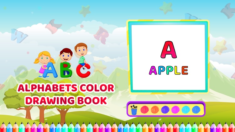 Alfabets Colour Drawing Book screenshot-3