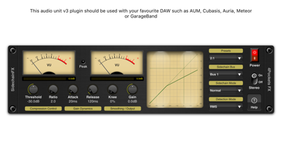 Screenshot #1 pour Sidechain Compressor Plugin