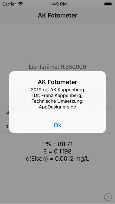 Screenshot #3 pour AK Fotometer