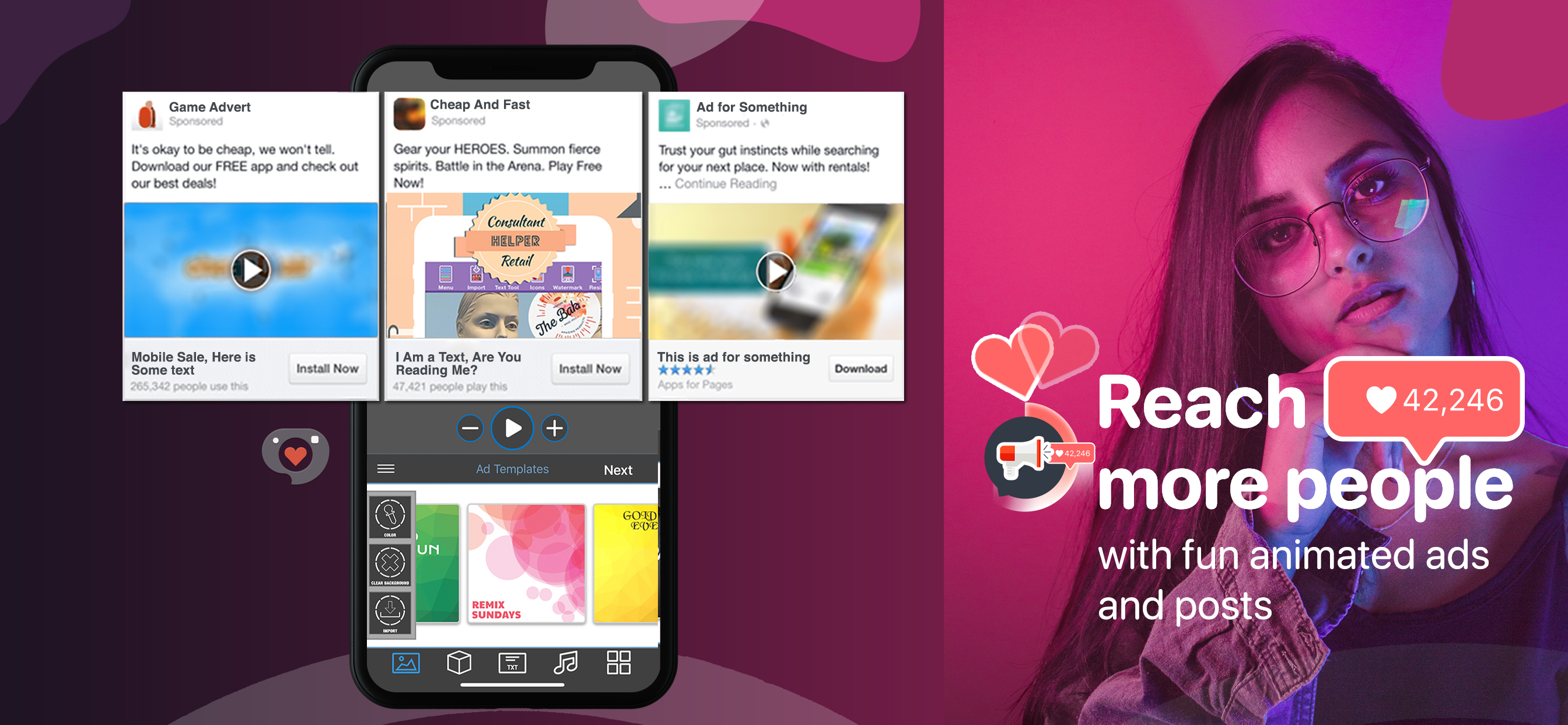 Video AD Maker - Create FB Ads