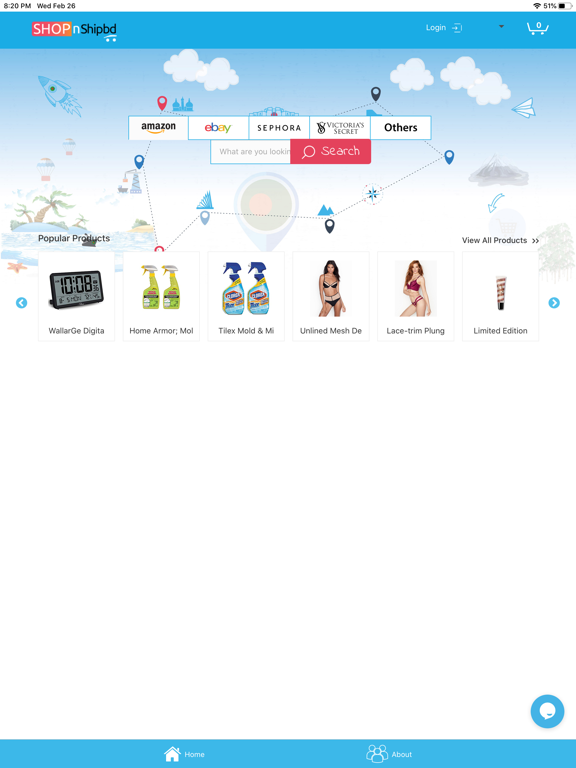 SHOPnShipbd iPad screenshot 2 - Shopping app